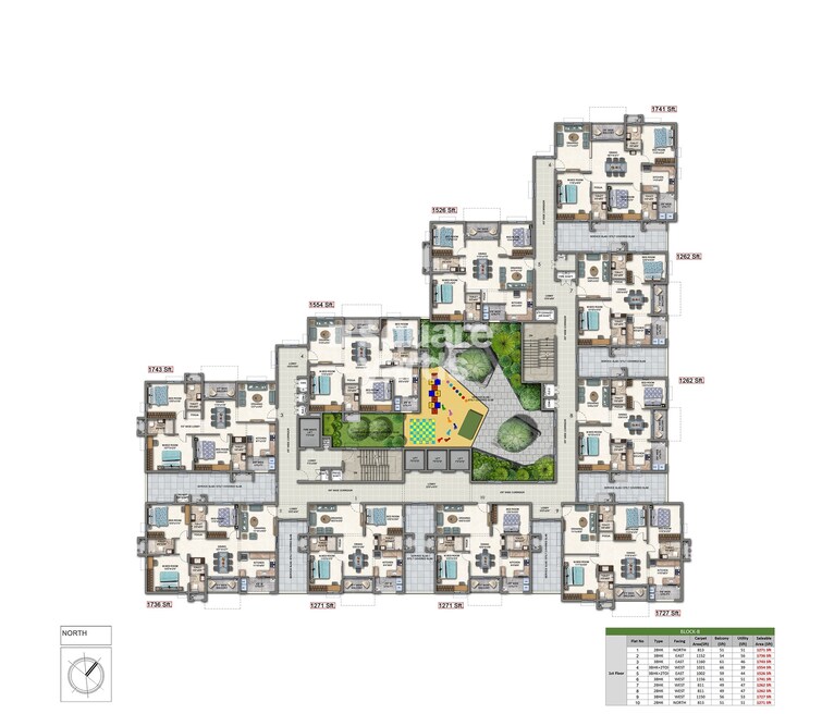 Aparna Cyber Shine Floor Plans