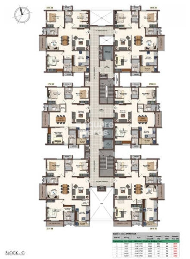 Aparna Cyberscape Floor Plans
