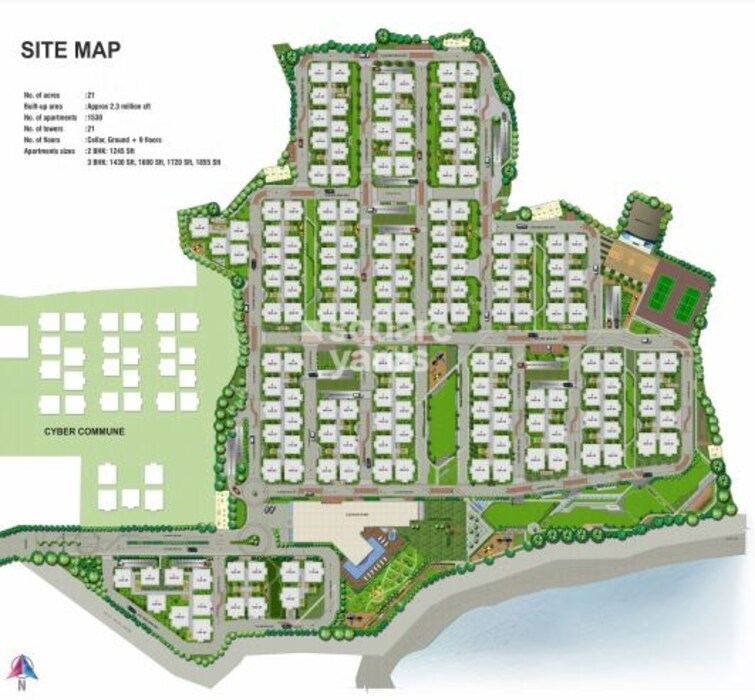 Aparna CyberZon Master Plan Image