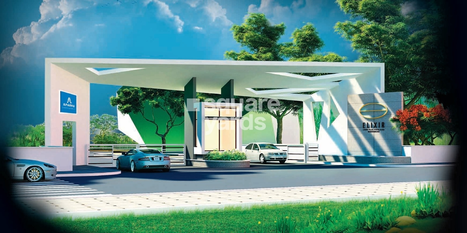 Aparna Elixir Entrance View