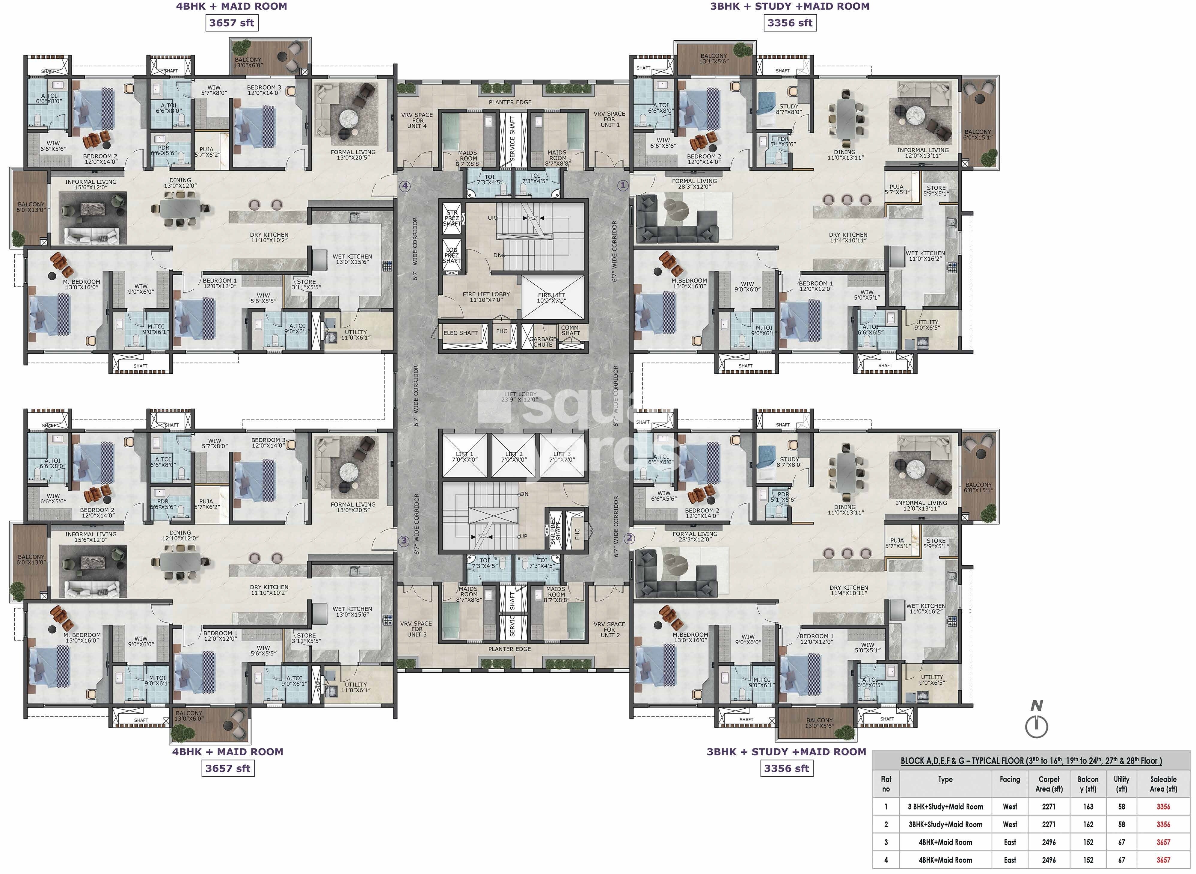 Aparna Greenscapes Floor Plans 1