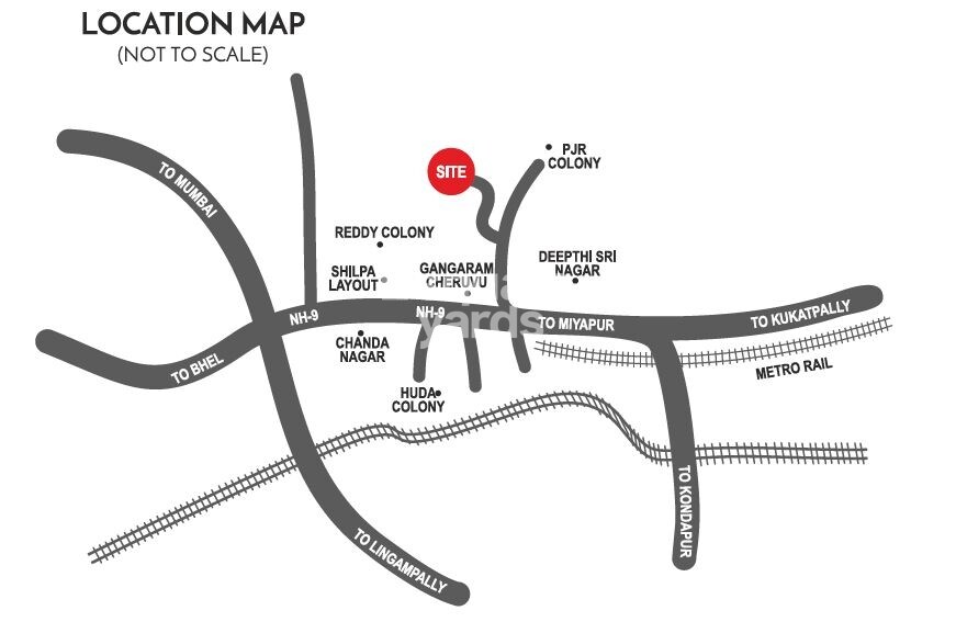 Aparna HillPark Gardenia Location Image