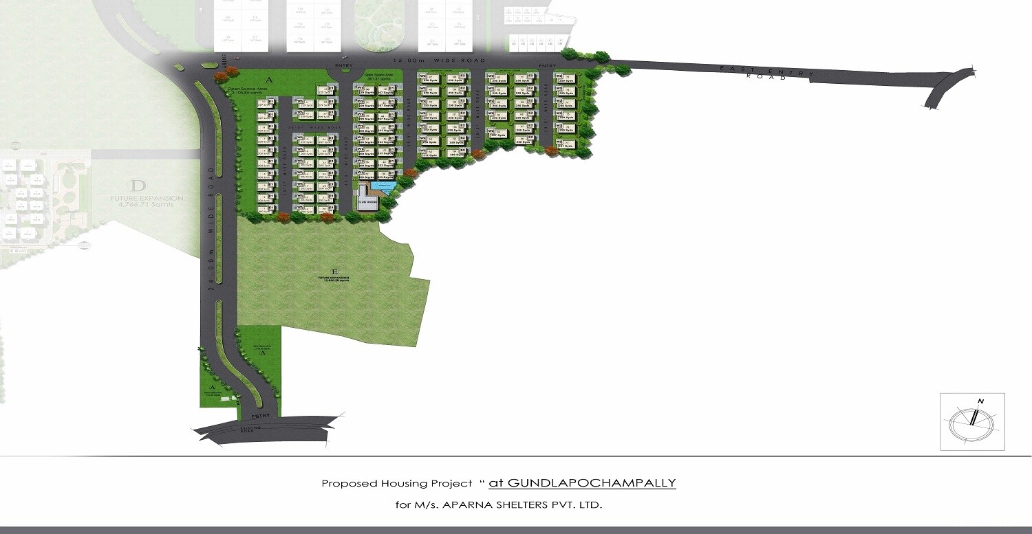 Aparna Kanopy Lotus Master Plan 1