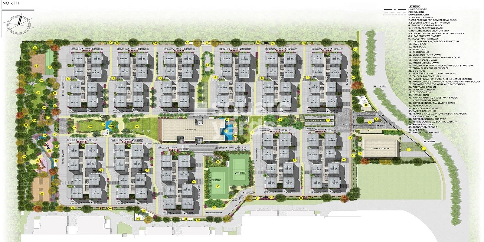 Aparna Kanopy Marigold Master Plan 1
