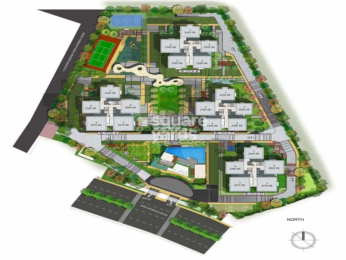 Aparna Luxor Park Master Plan 1