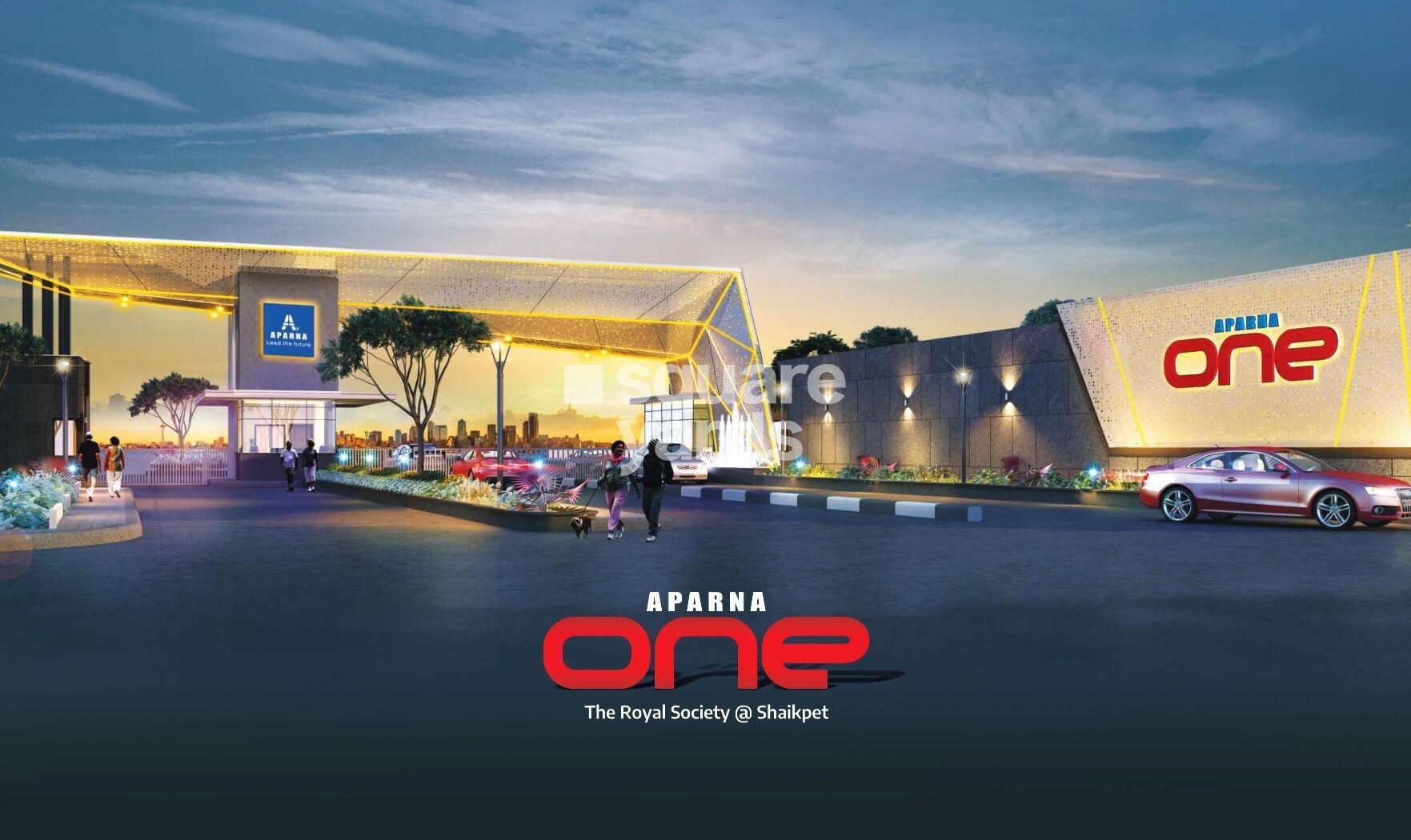 Aparna One Entrance View