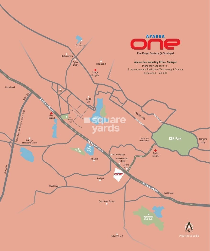 Aparna One Location Image