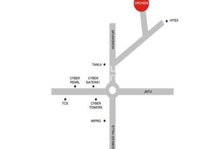 Aparna Orchids Location Image