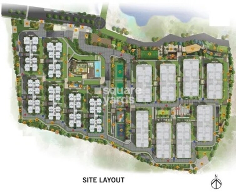 Aparna Sarovar Zicon Master Plan Image
