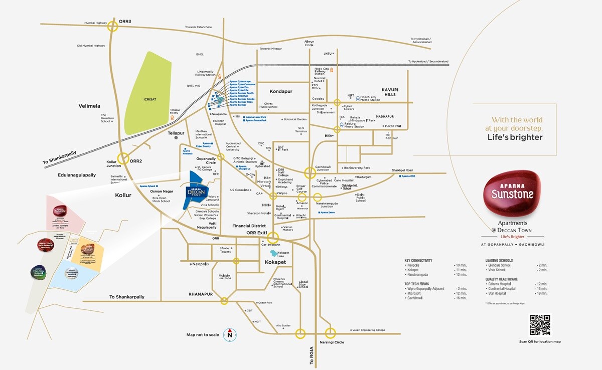 Aparna Sunstone Location Image