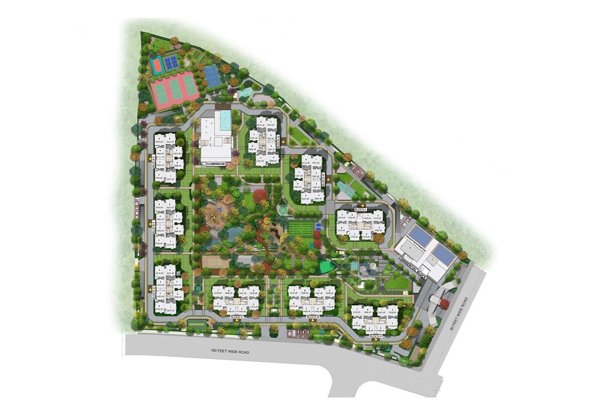 Aparna Sunstone Master Plan 1