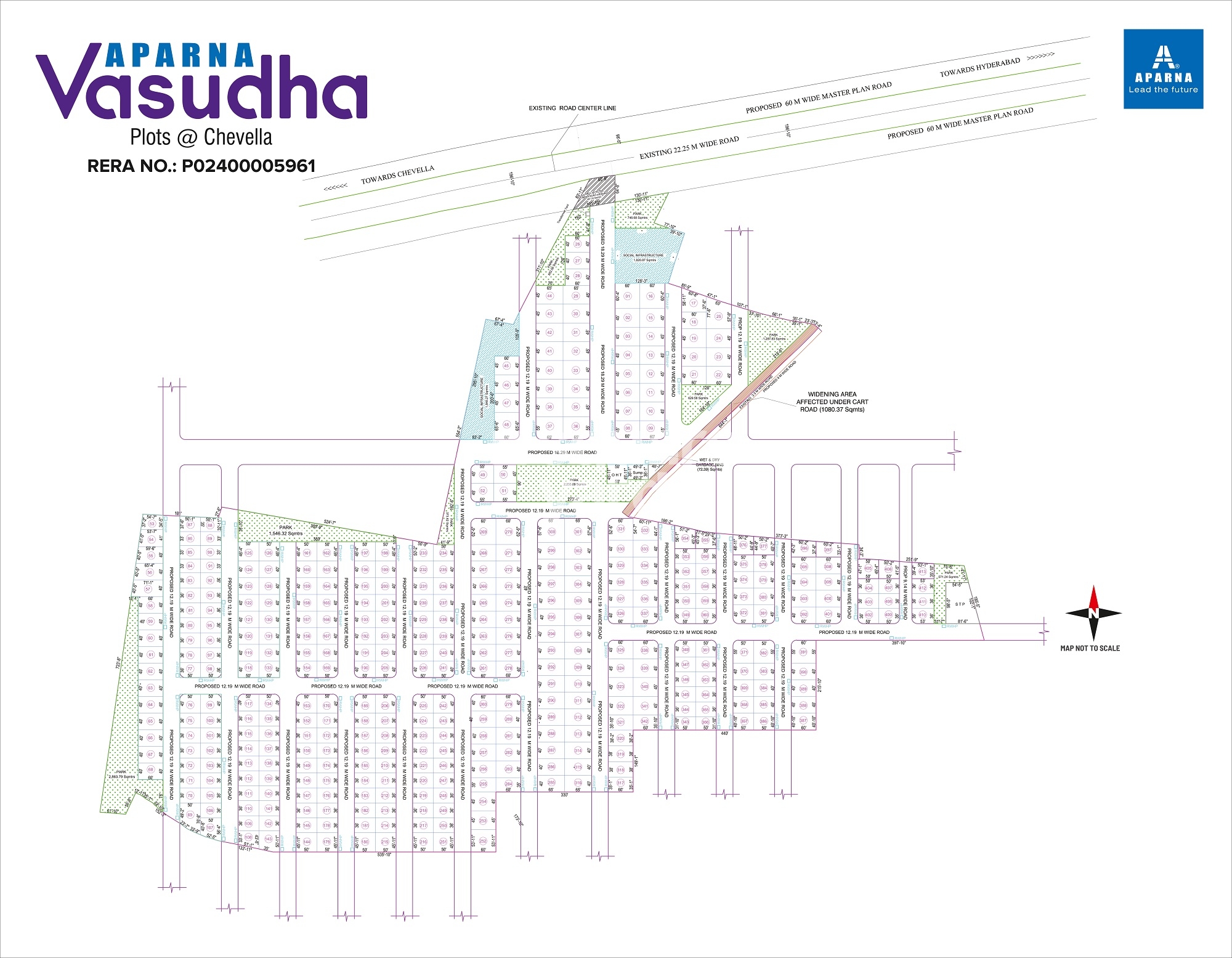 Aparna Vasudha Master Plan Image