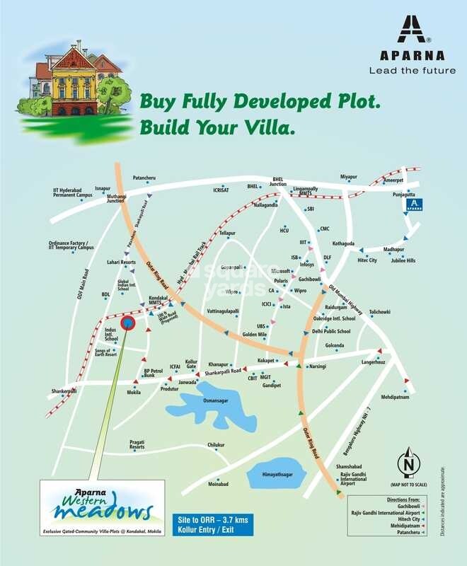 Aparna Western Meadows Location Image