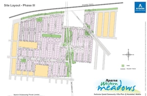 Aparna-Western-Meadows_a collage of photos showing a computer generated image