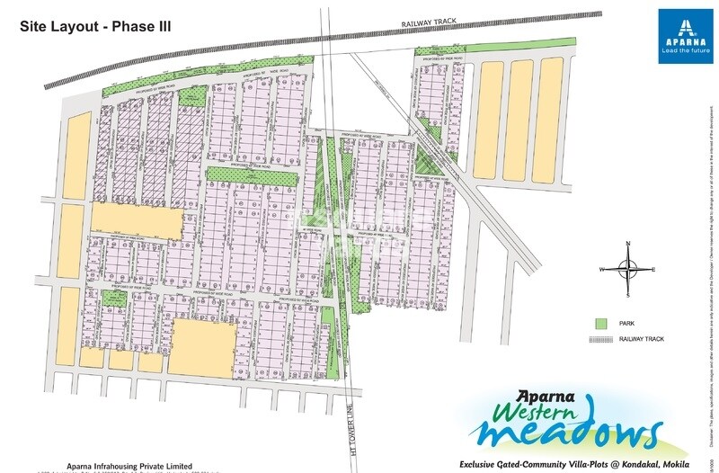 Aparna Western Meadows Master Plan Image