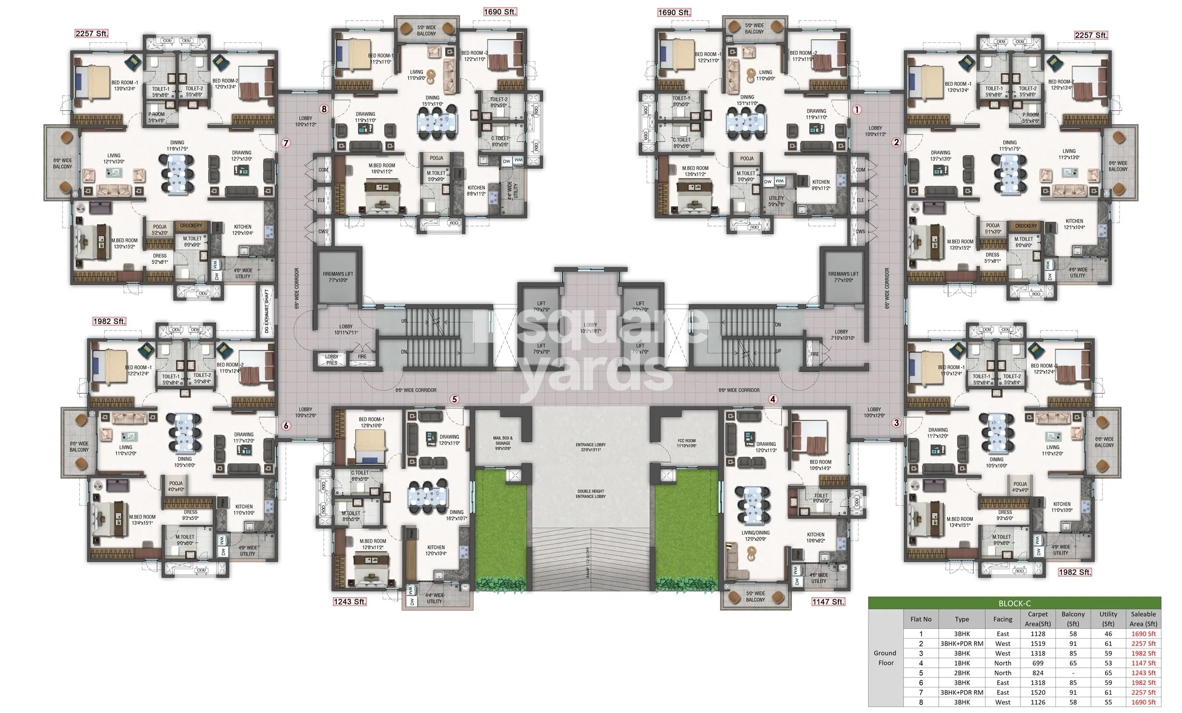 Aparna Zenon Floor Plans