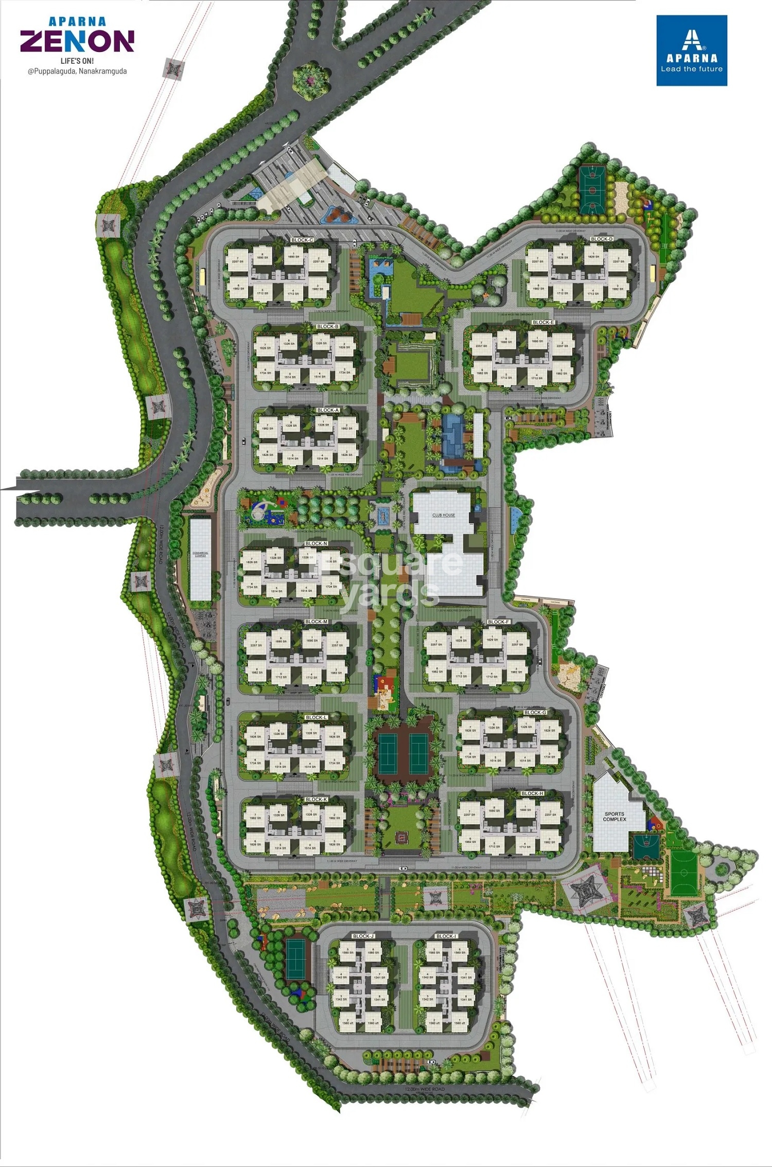 Aparna Zenon Master Plan Image