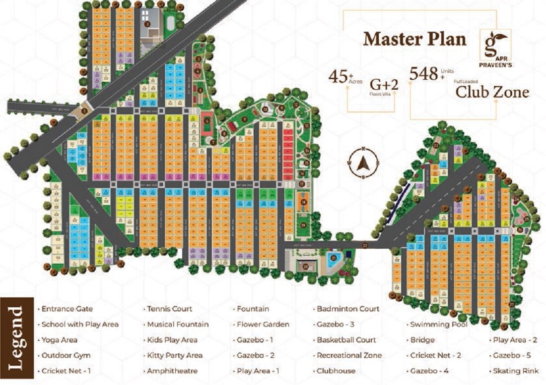 APR Praveens Golden Leaf Master Plan 1