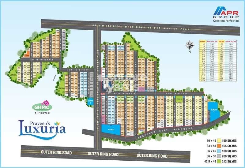 APR Praveens Luxuria Master Plan 1