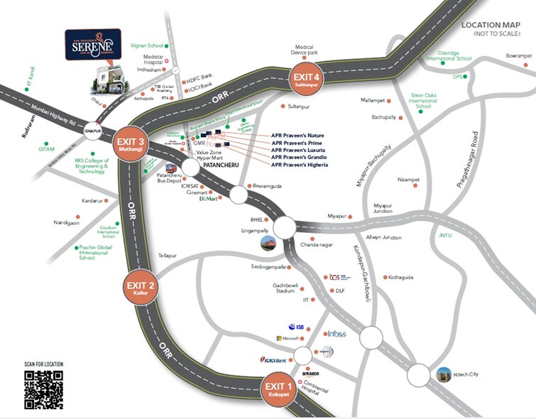 APR Praveens Serene Location Image