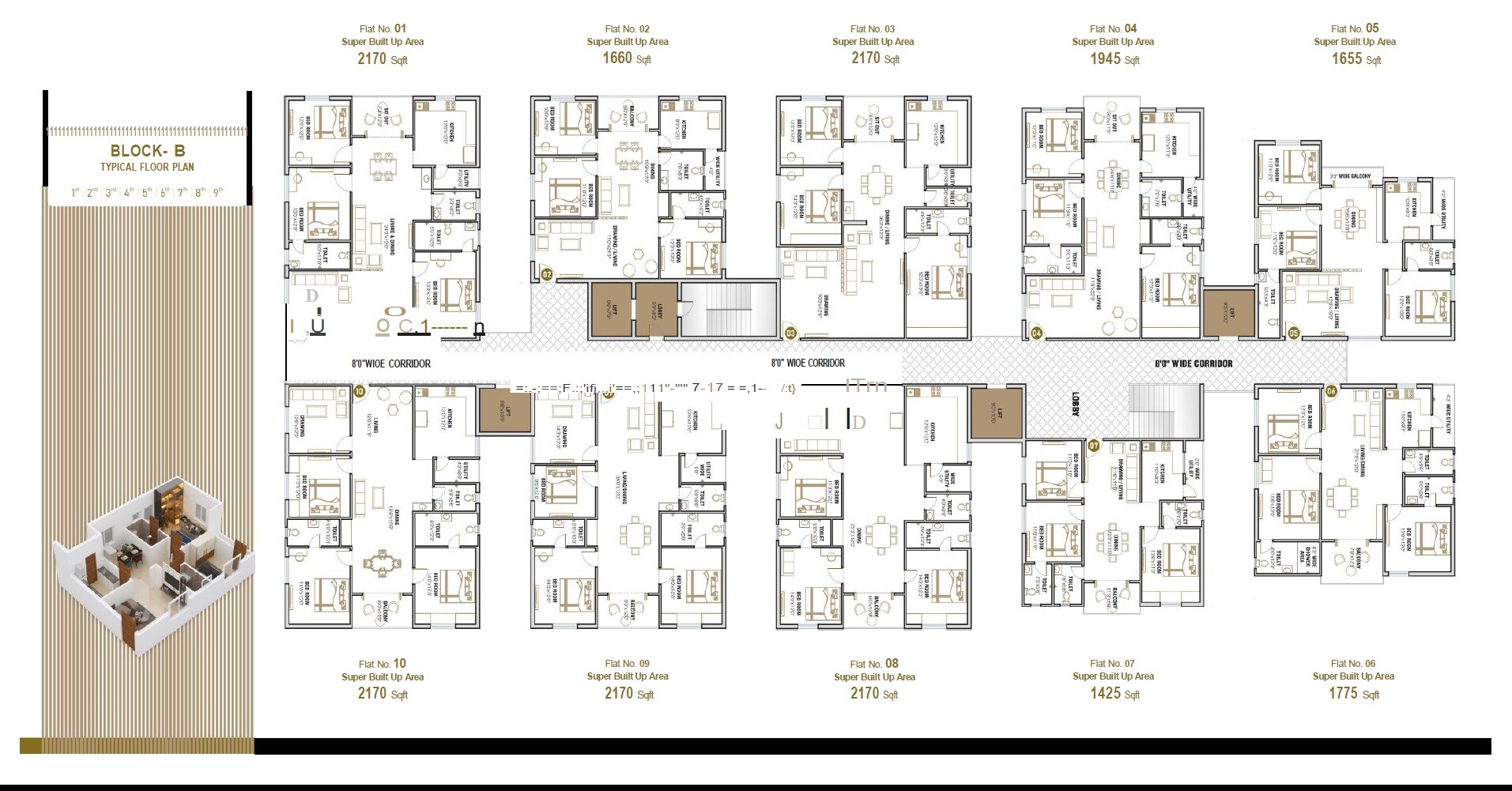 Apurupa Kamala Estates Floor Plans