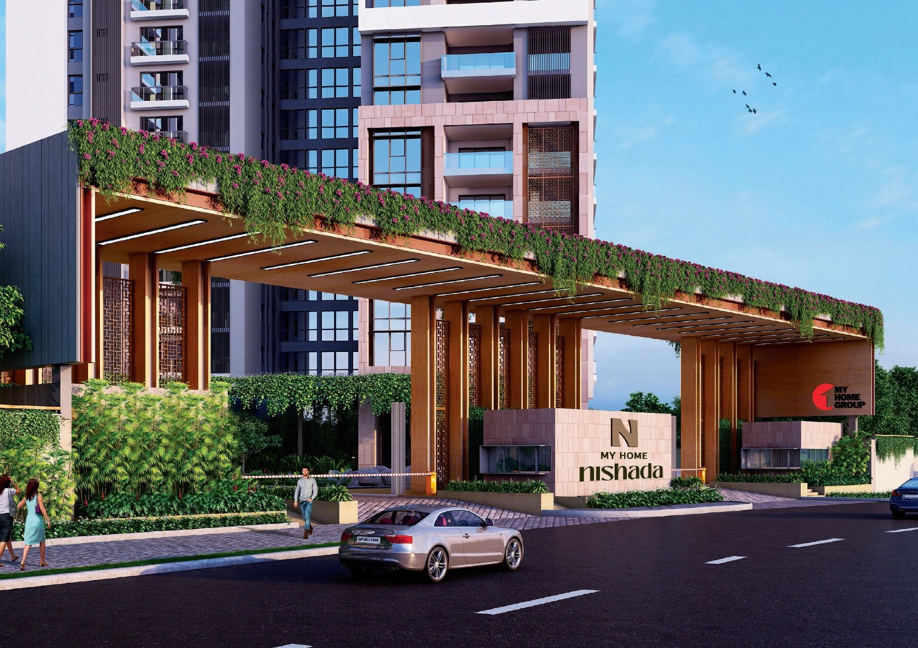 Aqua Nishada Entrance View