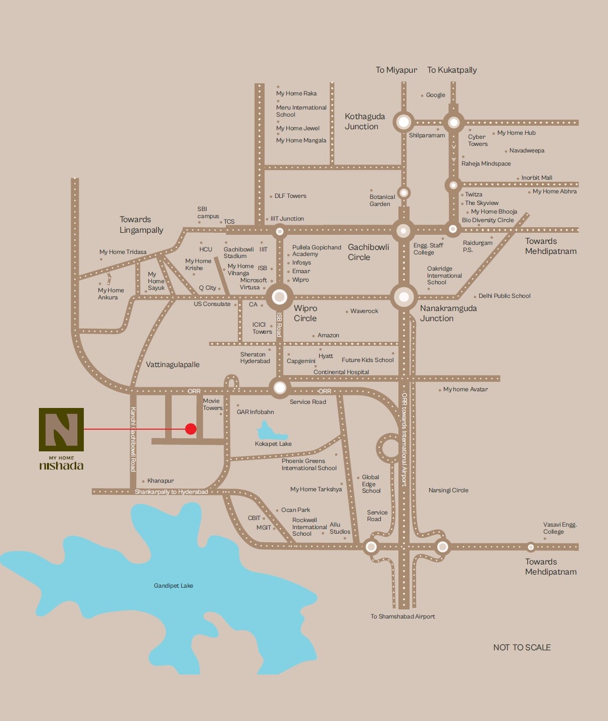 Aqua Nishada Location Image