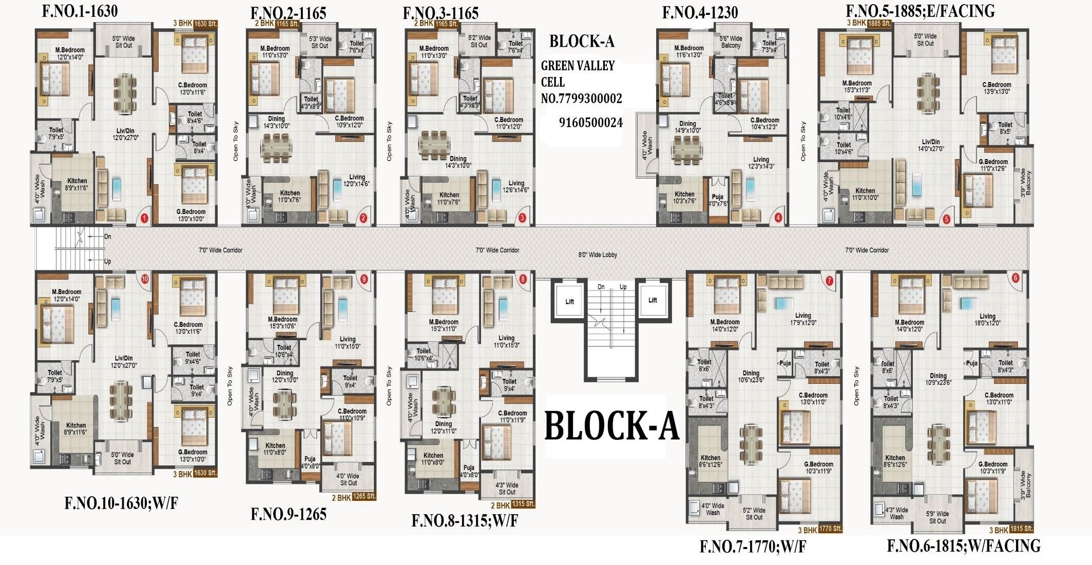AR Green Valley Floor Plans 1
