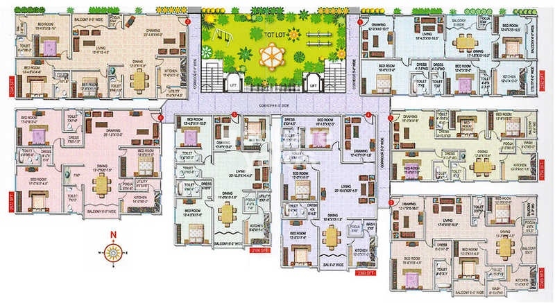 Arca Sarovar Floor Plans