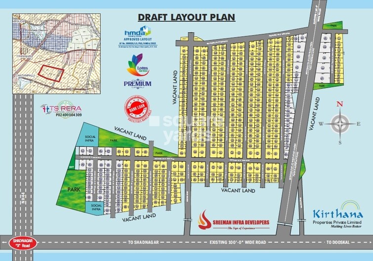 Arcedo Lotus Gardens Premium Master Plan Image