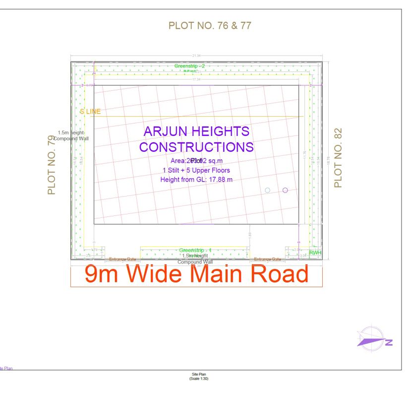 Arjun-Heights-Kethan-Nilayam_a paper that is on top of a table