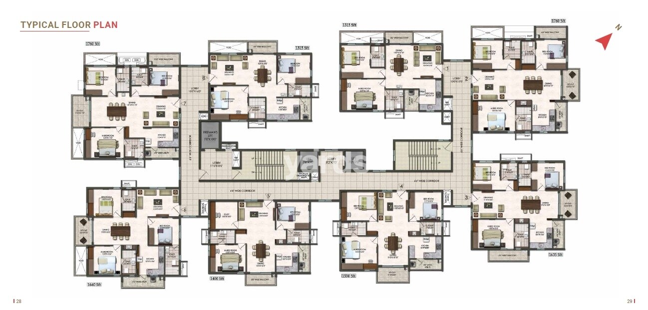 Ark Samyak Floor Plans