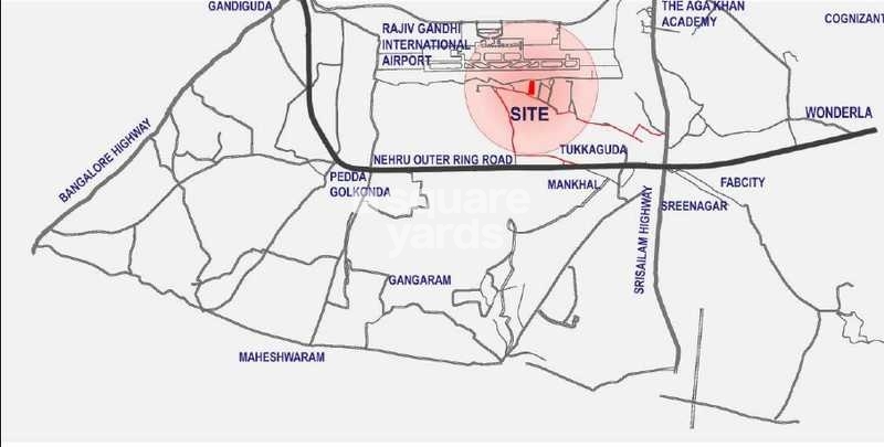 Arunashree Aero Avenue Location Image