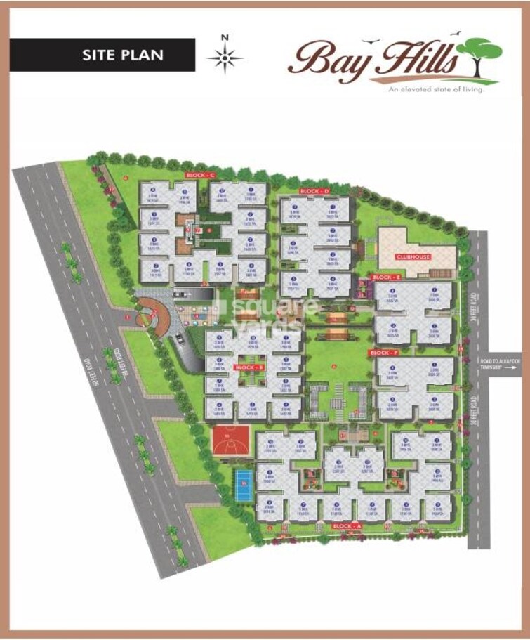Aryamitra Bay Hills Master Plan Image