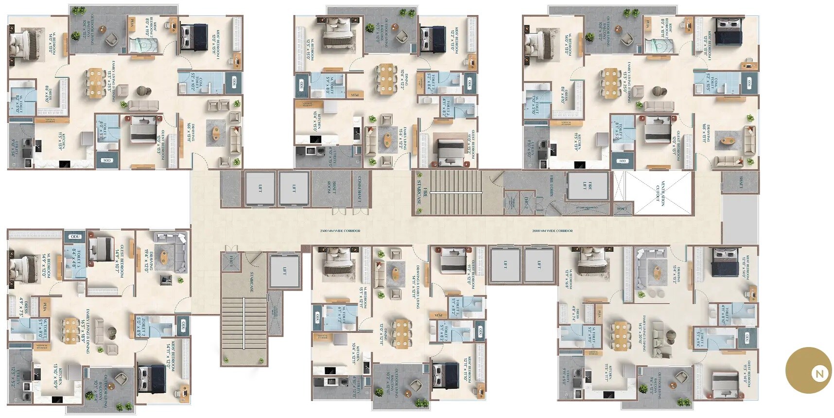 ASBL Broadway Floor Plans