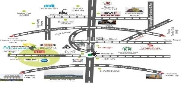 Ashoka Meadows Location Image