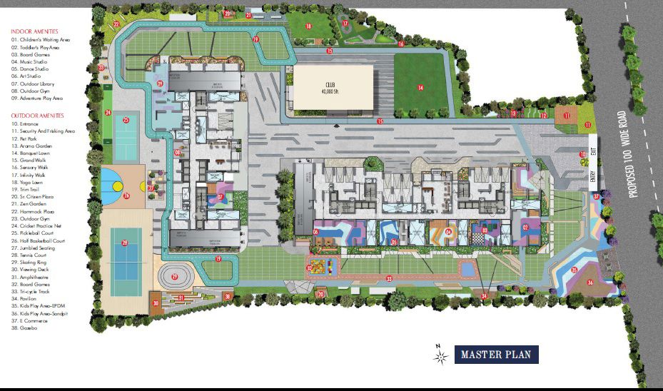 Aspire Aarna Master Plan Image