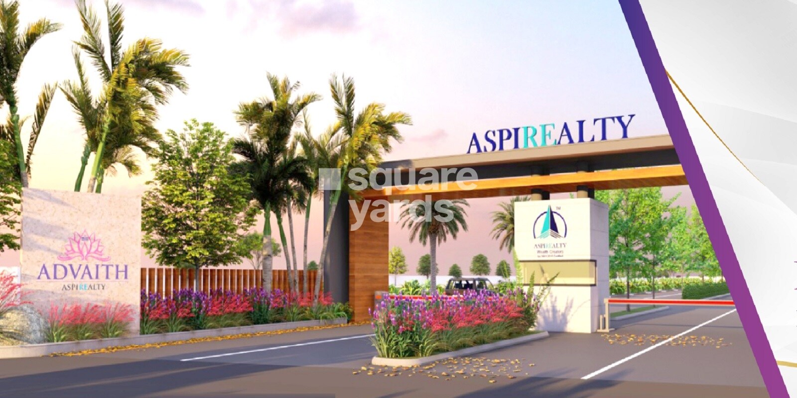 Aspirealty Advaith residential project in Srisailam Highway