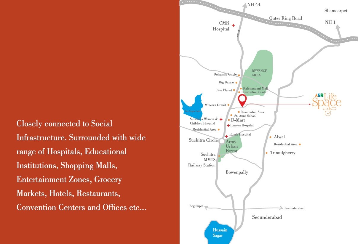 ASR Life Spaces Location Image
