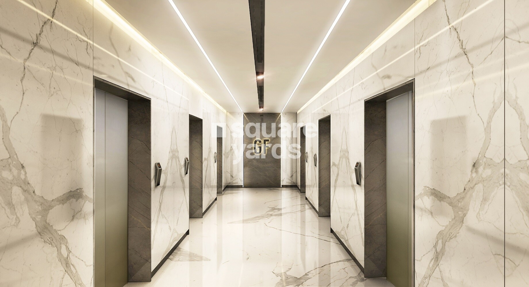 Aurobindo Galaxy Lift Lobby Image