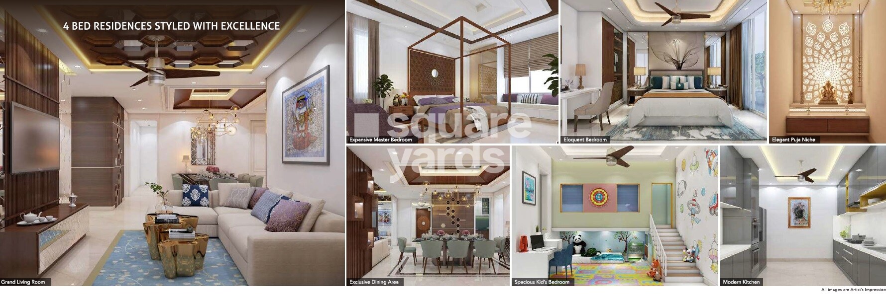 Aurobindo Kohinoor Apartment Interiors 4