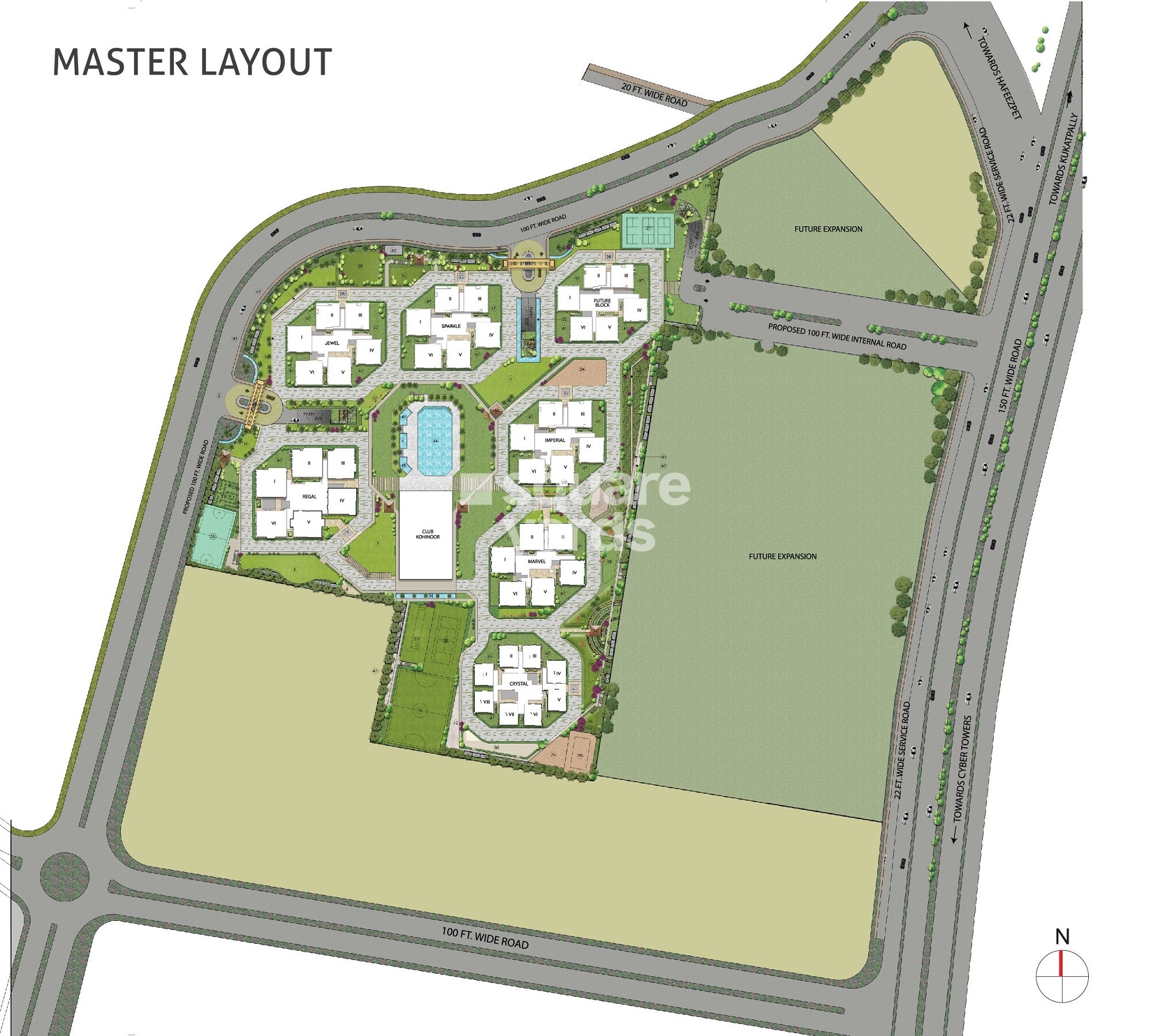 Aurobindo Kohinoor Master Plan 1
