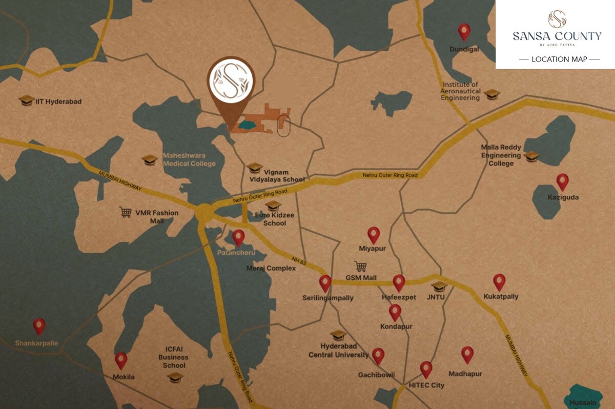 Aurobindo Sansa County Location Image