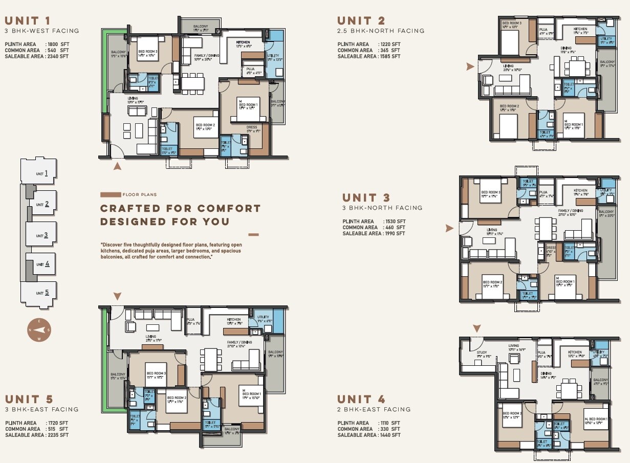 Avani Empire Floor Plans