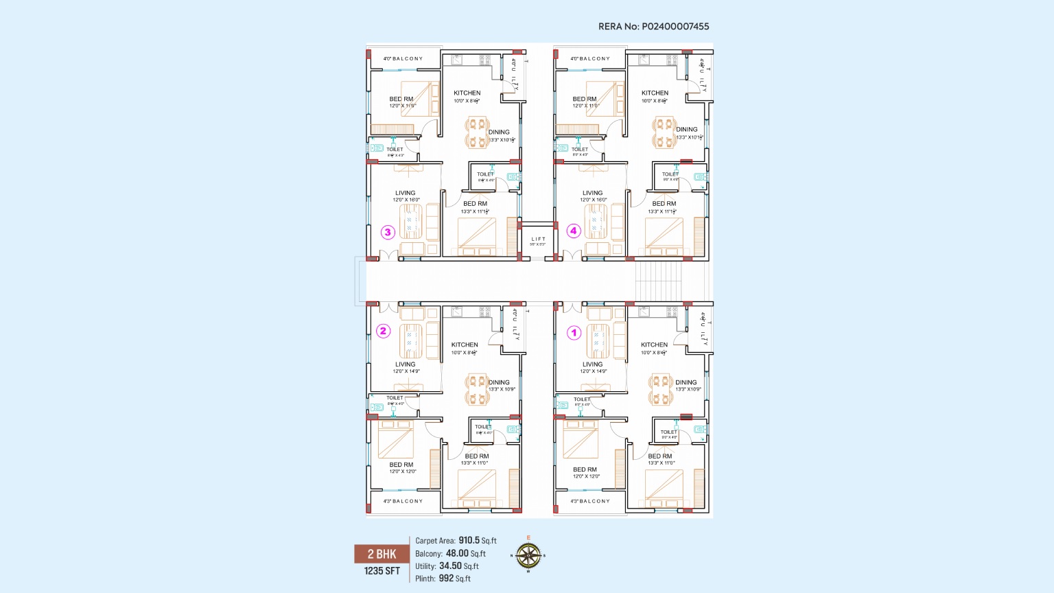 Avantika Punarvasu Floor Plans