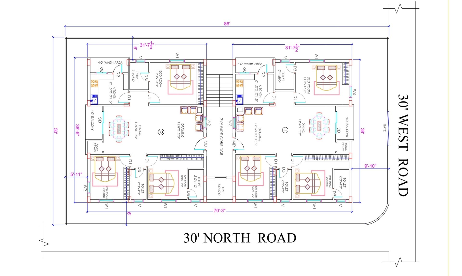 Avantikas Bharani Floor Plans