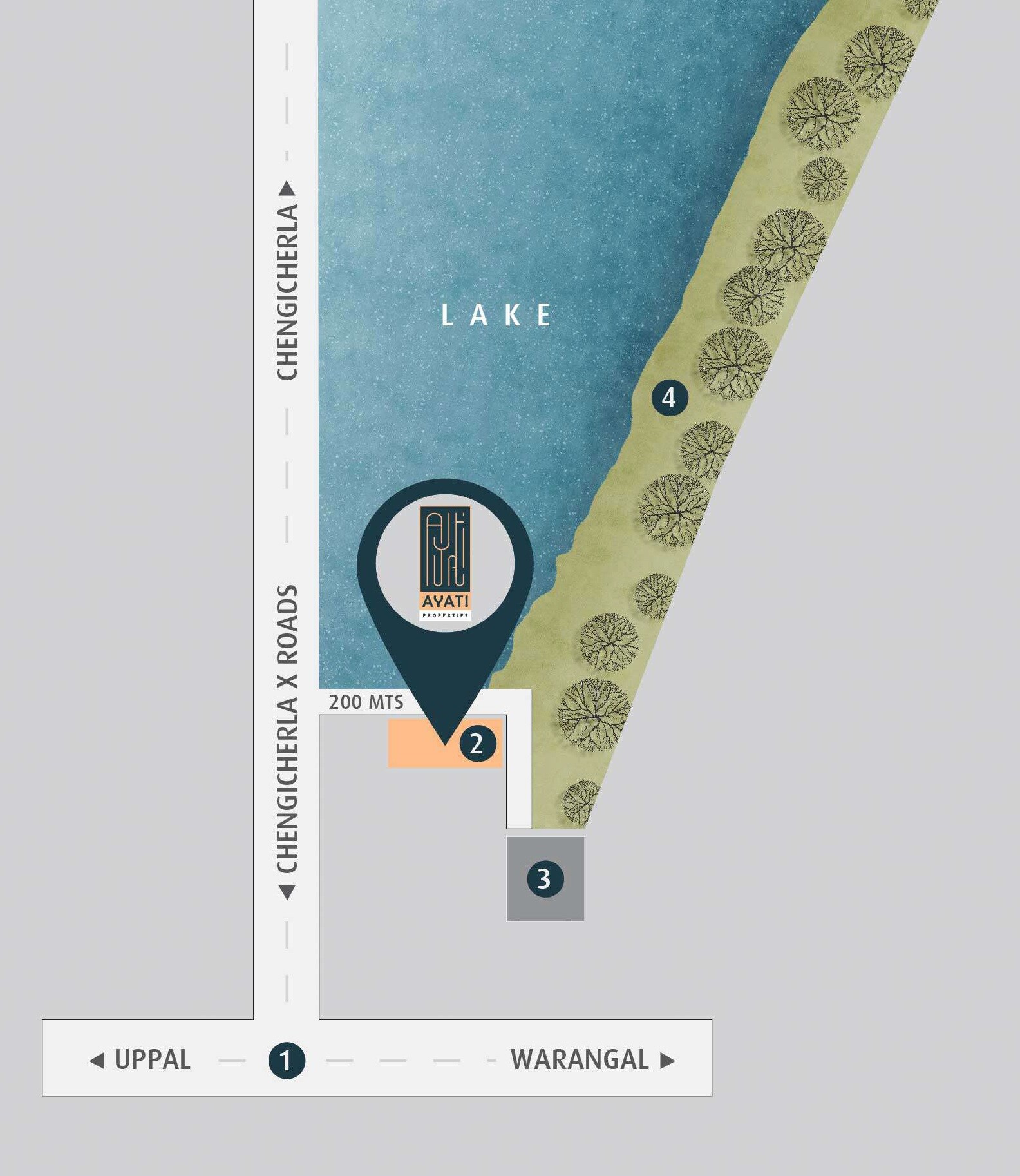 Ayati Lake View Location Image