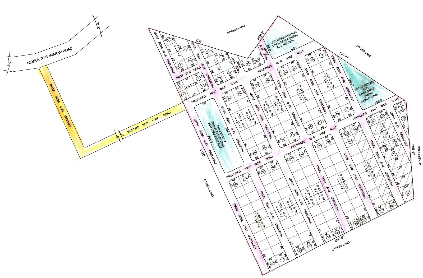 B Mallaiah Green Valley Master Plan 1