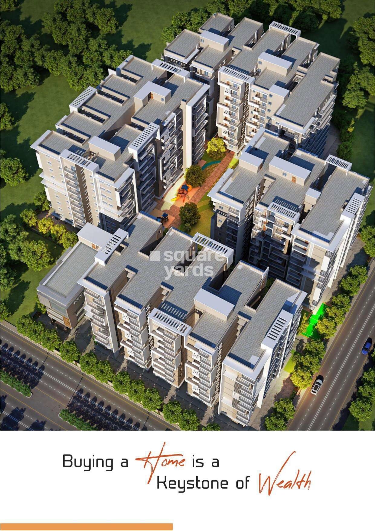 Beams 4 Blocks Tower View