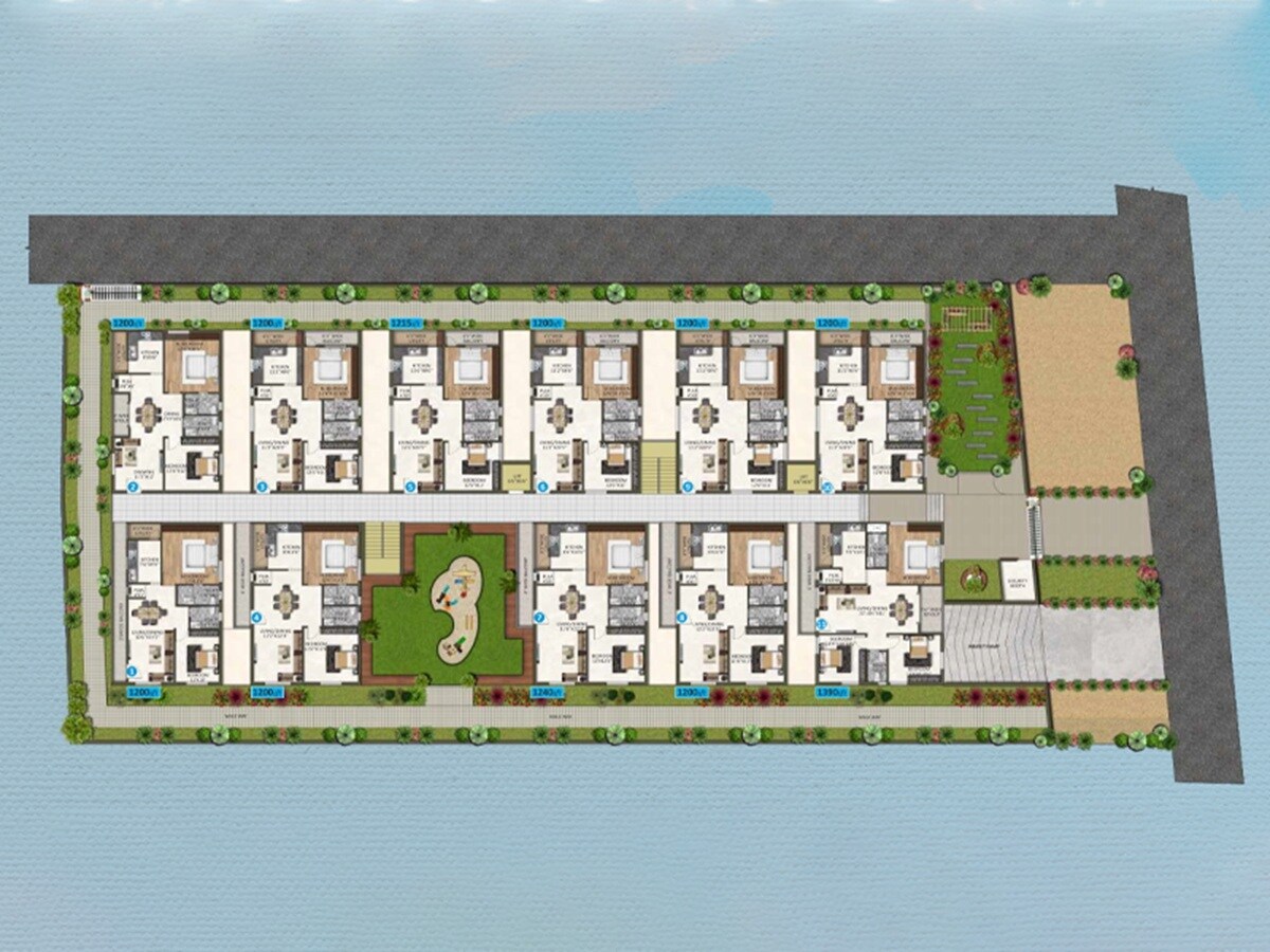 Bensup Suraksha Lake Eden Master Plan 1